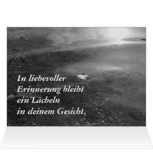 Kondolenzkarte