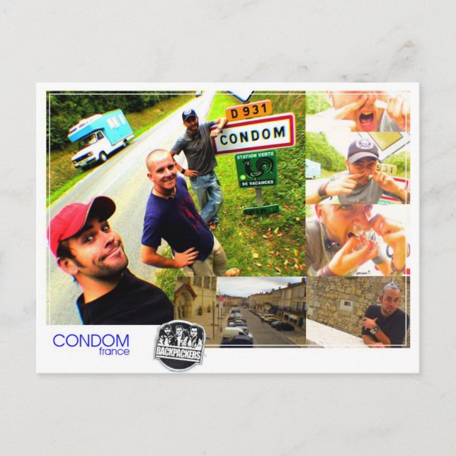 Kondom - Postkarte (Vorderseite)