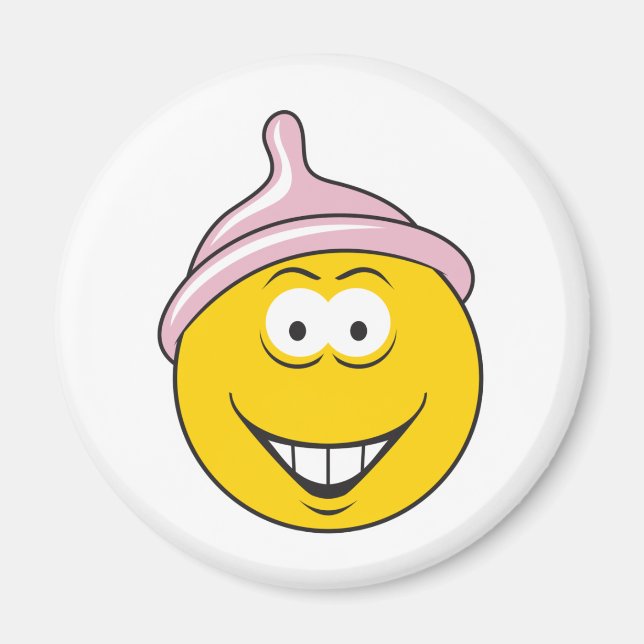 Kondomgesicht Magnet (Vorne)