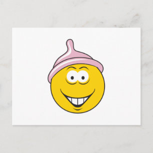 Kondomgesicht Postkarte