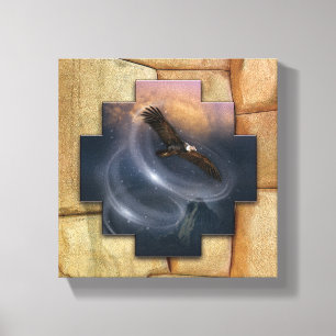 Kondor - Leinwand-Wandkunst Leinwanddruck