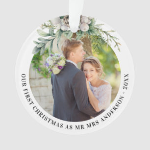 Kone Grün frisch geerntet 1. Weihnachtsfeier Foto Ornament