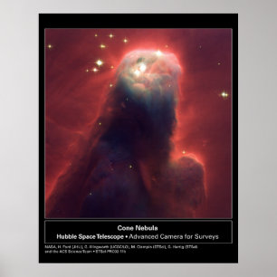 Kone Nebula NGC 2264 Hubble Teleskop Poster