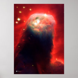 Kone Nebula, NGC 2264 - NASA Hubble Weltraumtelesk Poster