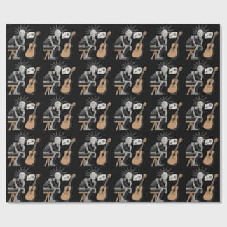 Konfektionierter Musikrobot Geschenkpapier