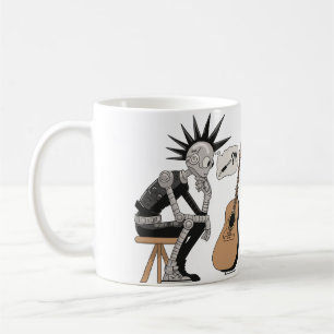Konfektionierter Musikrobot Kaffeetasse