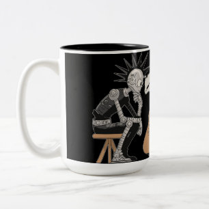 Konfektionierter Musikrobot Zweifarbige Tasse
