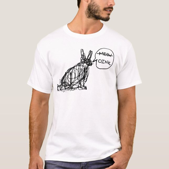 Konfektioniertes Rabbit T-Shirt (Vorderseite)
