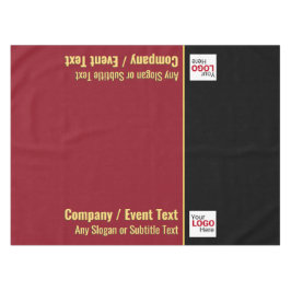 Konferenz- oder Fachausstellung DIY Red & Black Br Tischdecke