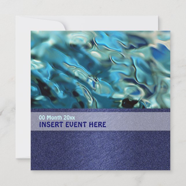 Konferenz über Wasserumwelt Einladung (Vorderseite)