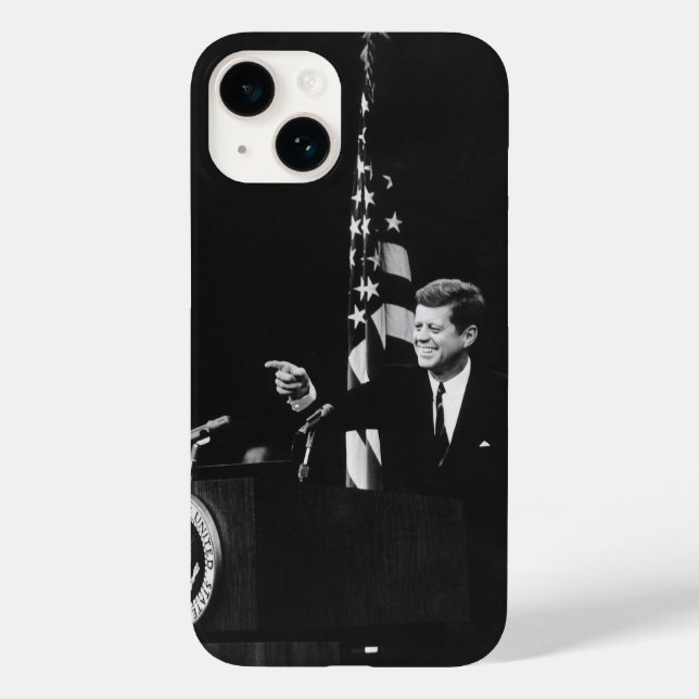 Konferenz von John Kennedy 35. US-Präsident Case-Mate iPhone Hülle (Rückseite)
