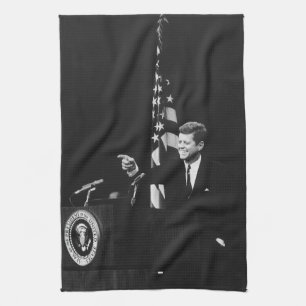 Konferenz von John Kennedy 35. US-Präsident Geschirrtuch