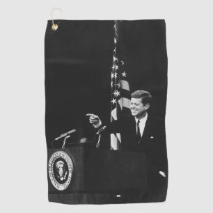 Konferenz von John Kennedy 35. US-Präsident Golfhandtuch