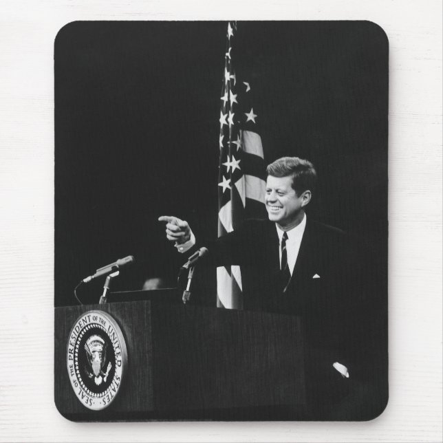 Konferenz von John Kennedy 35. US-Präsident Mousepad (Vorne)