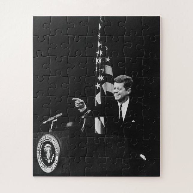 Konferenz von John Kennedy 35. US-Präsident Puzzle (Vertikal)