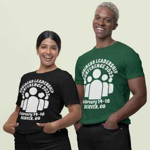 Konferenz zur Unternehmensführung im Retrostil T-Shirt