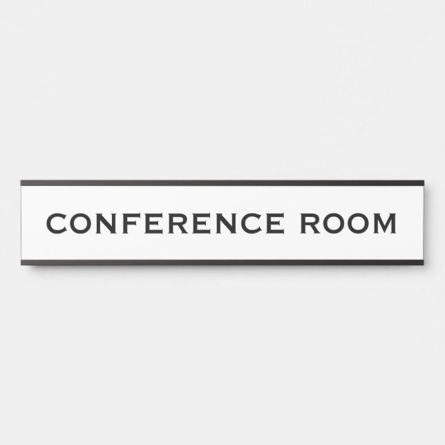 Konferenzsaal Türschild (Vorderseite )