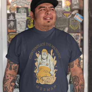 Konferieren Sie den majestätischen Merman T-Shirt