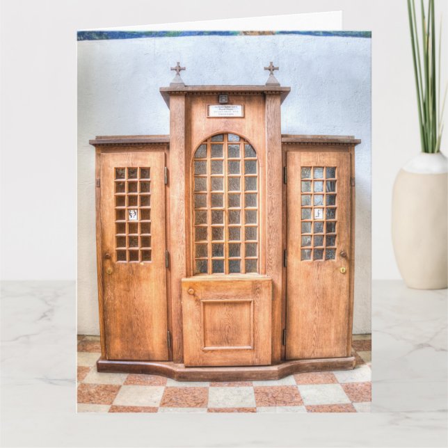 Konfessionsbox Salzburg Karte (Vorderseite)