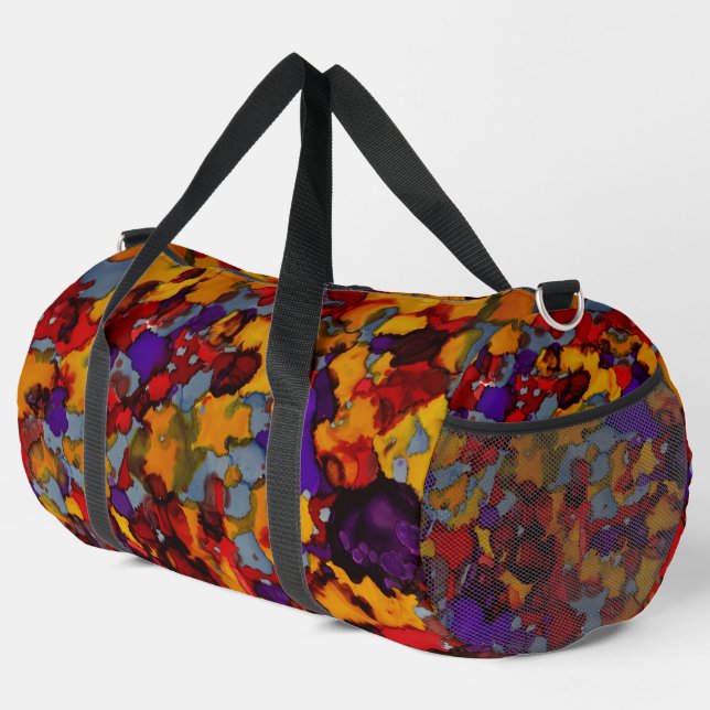 Konfetti-Albtraum Duffle Bag (Rechte Ecke)