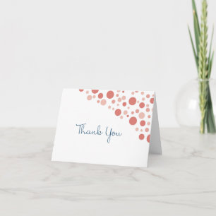 Konfetti Danke Koralle