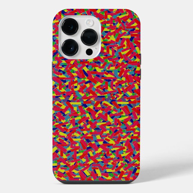 Konfetti iPhone Hülle (Rückseite)