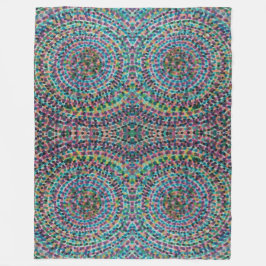 Konfetti-Mosaik-Flanelldecke Fleecedecke