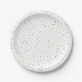 Konfetti-Sprinkle-Party-Papierplatte Pappteller