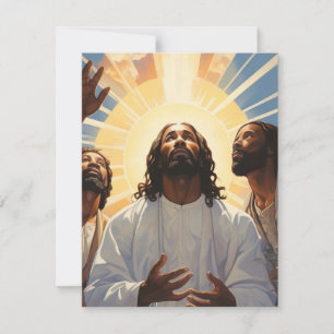 Konfiguration (Mount Tabor): Jesus Holiday Card Feiertagskarte