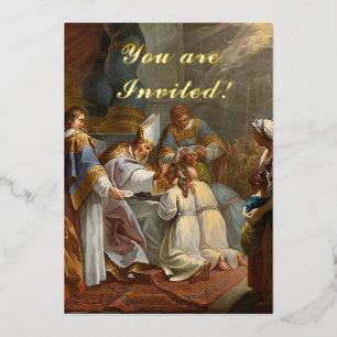 Konfirmation Folieneinladung