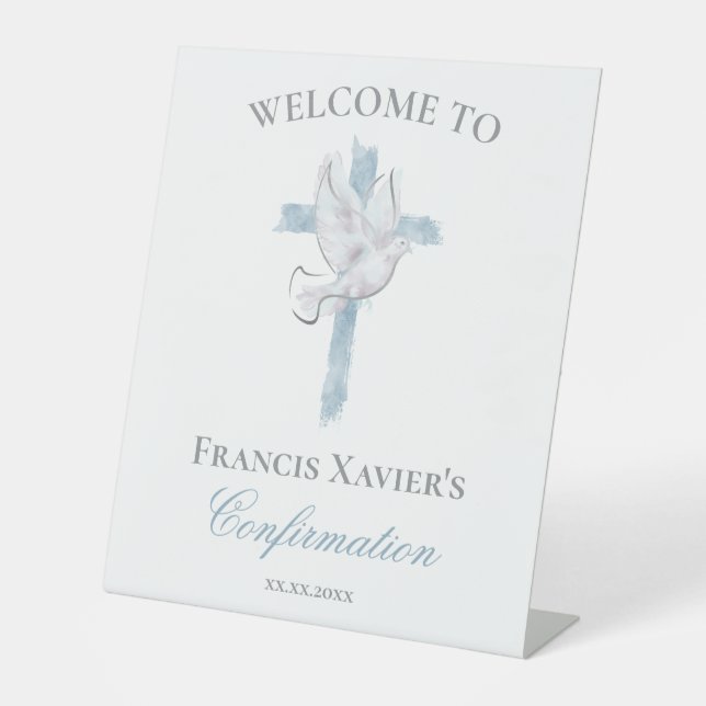 Konfirmation Sockelschild (Vorderseite)