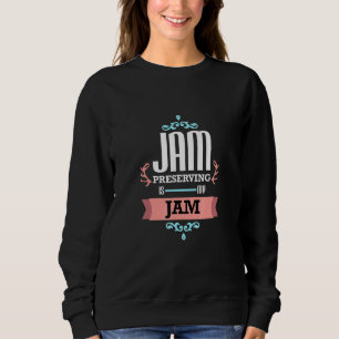 Konfitüre aus hausgemachtem Marmor Jelly bewahren Sweatshirt