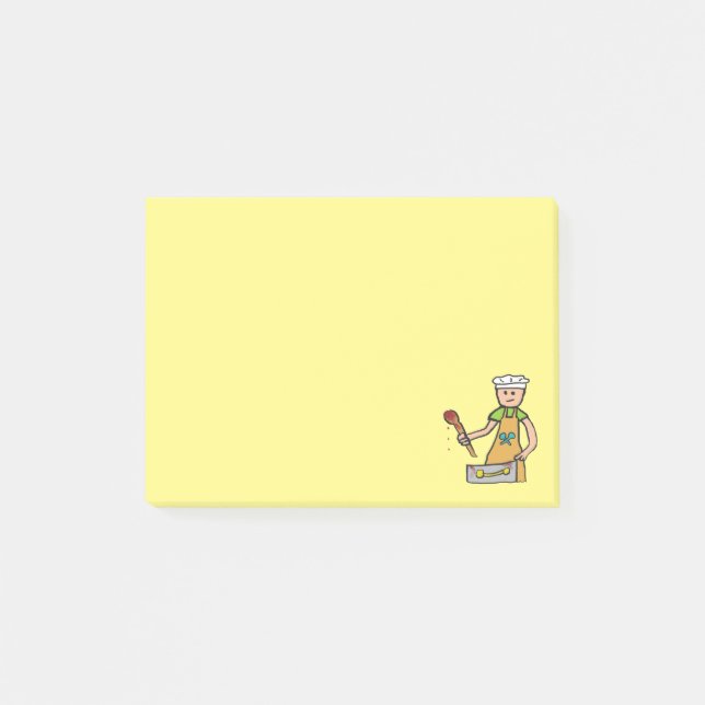 Konfitüre und Reservemaktik Post-it Klebezettel (Vorderseite)