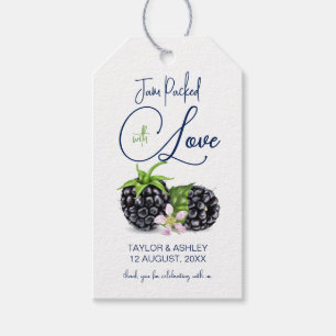 Konfitüre verpackt mit Liebe BlackBerry Fruit   Ho Geschenkanhänger