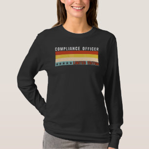 Konformitätsbeauftragter Job Titel Beruf Arbeiter T-Shirt