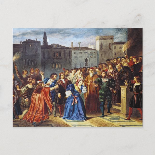 Konfrontationsszenario Postkarte (Vorderseite)