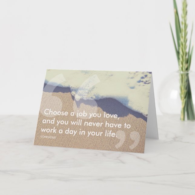 Konfuzianische Erfolgsquote Karte (Vorderseite)