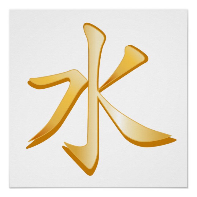 Konfuzianismus-Symbol Poster (Vorderseite)