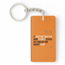 Konfuzius Zitat motivierend inspirierende Orange