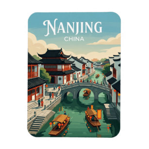 Konfuziustempel China Magnet