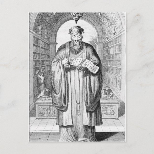 Kong-Fu-Tse oder Konfuzius Postkarte (Vorderseite)