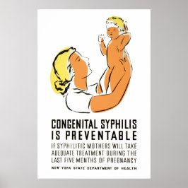 Kongenitale Syphilis ist vermeidbar Poster