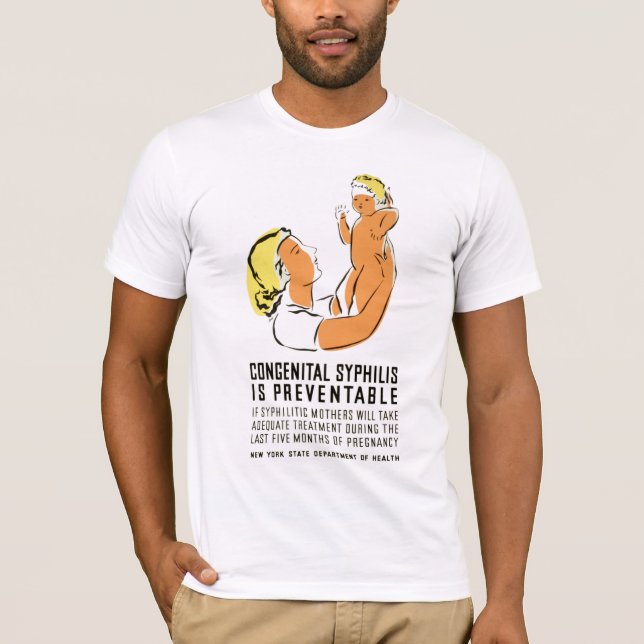 Kongenitale Syphilis ist vermeidbar T-Shirt (Vorderseite)