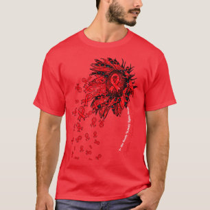 Kongestive Herzinsuffizienz Aufklärung Sonnenblume T-Shirt