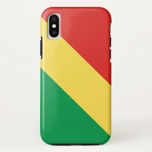 Kongo-Brazzaville Flagge iPhone X Hülle
