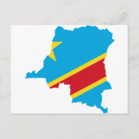 Kongo-Flag-Karte