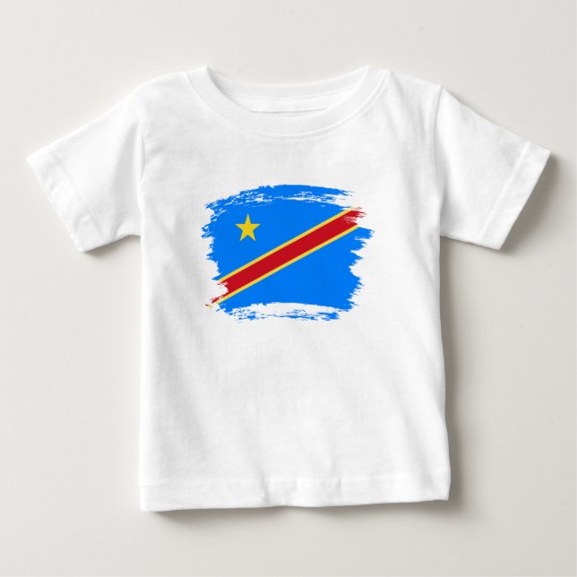 Kongo-Flagge Baby T-shirt (Vorderseite)