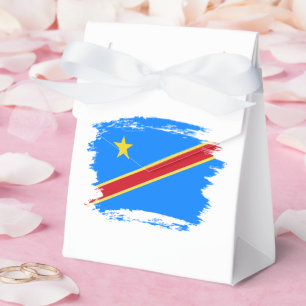Kongo-Flagge Geschenkschachtel