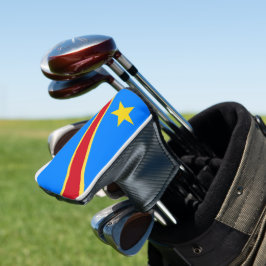 Kongo-Flagge Golf Headcover