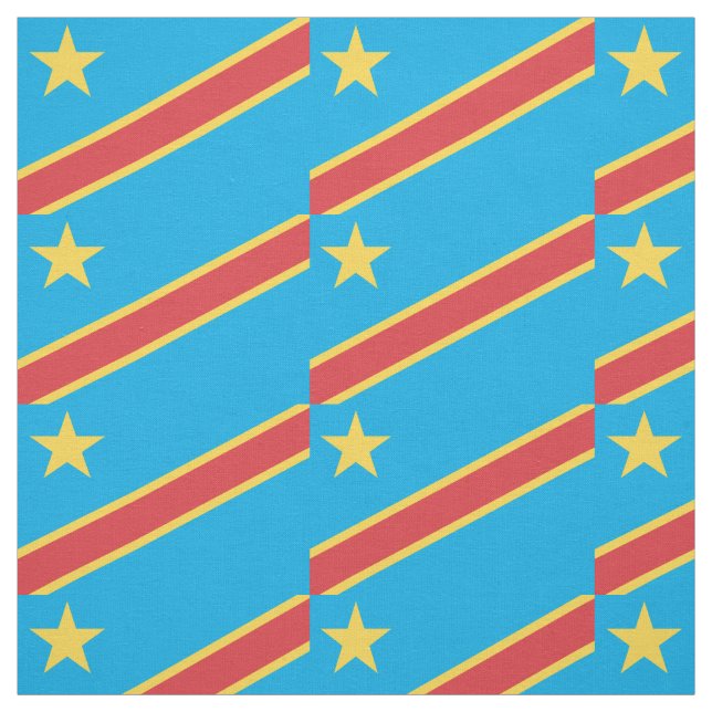 Kongo-Flagge Stoff (Muster)